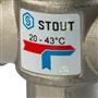 Термостатический клапан Stout SVM 1"НР 20-43°C Kvs=1,6 SVM-0120-164325