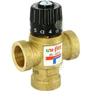 Термостатический клапан Uni-Fitt 350G 3/4"ВР 20-43°C Kvs=1,6 350G0130