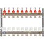 Коллектор с расходомерами Uni-Fitt 450B на 9 контуров, без концевиков 450B4309