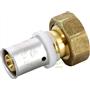 Пресс-муфта Uni-Fitt 16x3/4" ВР с накидной гайкой 713G6300