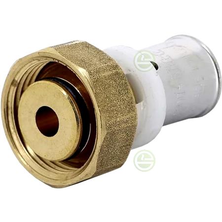 Пресс-муфта Uni-Fitt 16x3/4" ВР с накидной гайкой 713G6300