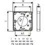 Рамка Uponor Smatrix Base A-14X (черная) для термостата T-149 1087822