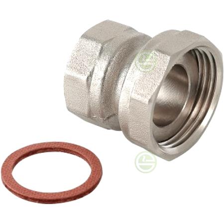 Резьбовой полусгон Valtec VTr.614.N 3/4" x 1/2" ВР с накидной гайкой  VTr.614.N.0504