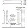 Монтажный комплект для нижнего подключения радиаторов Viessmann Vitoset H=300 7572538
