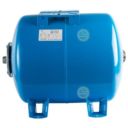 Гидроаккумулятор Stout STW 200 - горизонтальный расширительный бак для водоснабжения частного дома STW-0003-000200