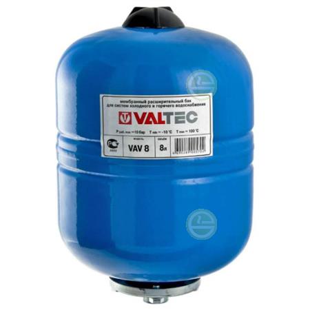 Гидроаккумулятор Valtec VT.AV.B - 12 литров - вертикальный расширительный бак для водоснабжения частного дома VT.AV.B.060012