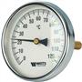 Термометр Watts F+R801 OR Ø63мм 0-120°C 1/2"НР с погружной гильзой 75мм (10005809) биметаллический 10005809