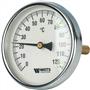 Термометр Watts F+R801 OR Ø100мм 0-120°C 1/2"НР с погружной гильзой 75мм (10006071) биметаллический 10006071