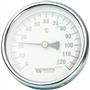 Термометр Watts F+R801 OR Ø100мм 0-120°C 1/2"НР с погружной гильзой 150мм (10006084) биметаллический 10006084