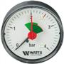 Манометр Watts F+R101 MAL Ø63 мм 0-4 бар 3/8" аксиальный (10008091) для систем отопления и водоснабжения 10008091