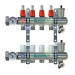 с расходомерами коллекторы теплого пола Comisa гребенки