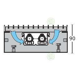 Конвекторы Jaga Mini Canal 90 с естественной конвекцией купить конвекторы отопления частного дома
